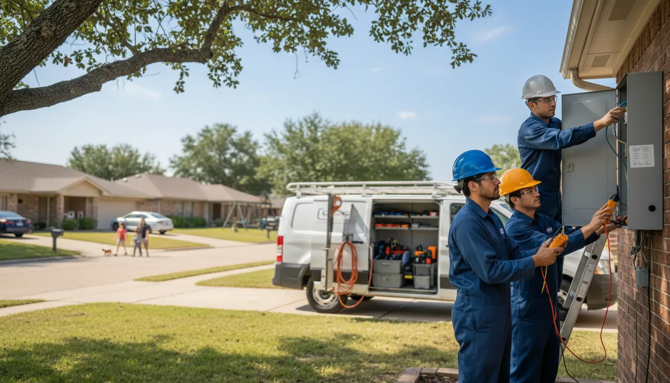 Certified electrician providing emergency electrical services in Macon, MS